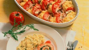 Rezept Tomaten-Mozzarella-Püreeauflauf