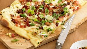 Rezept Flammkuchen ohne Hefe