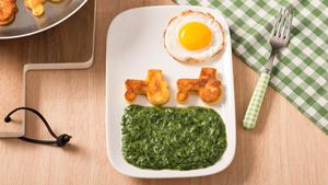 Rezept Kartoffelplätzchen-Traktoren unter der Spiegelei-Sonne
